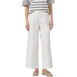 s.Oliver Wide-Leg-Culotte Hosen Weiß 38