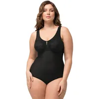 Ulla Popken Damen Shaping-body, Nadelstreifen, Ohne Bh Tragbar Bodyforming-Body,