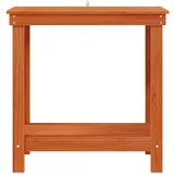 vidaXL Werkbank Wachsbraun 80 x 50 x 80 cm Massives Kiefernholz