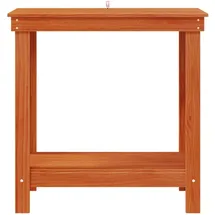 vidaXL Werkbank Wachsbraun 80 x 50 x 80 cm Massives Kiefernholz