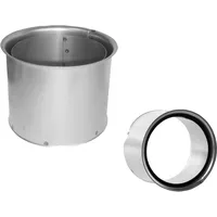Bertrams Wandfutter doppelt - 120 - silber