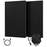 Growatt Balkonkraftwerk 910W steckerfertige Solaranlage,Module mit Growatt 800W Wechselrichter, (2x Astronergy 455wp Full Black im Lieferumfang enthalten)