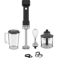 KitchenAid Go Cordless Stabmixer mit Zubehör 5KHBRV, Ausführung:inklusive Akku