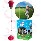 FRU BLU Seifenblasen, Seifenblasenset Gartenlaterne, Seifenblasenmaschine + Flüssigkeit