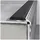 Wiesemann Treppenprofil 46x30x1200 mm Silber mit Einlage Treppenkante Aluminium