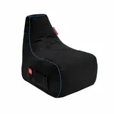 GAMEWAREZ Gaming Sitzsack Beta - Fabric Arctic Mage (Schwarz/Blau)