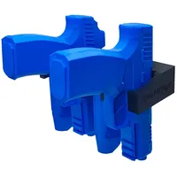 VlaMiTex H1 Waffenschrank Pistolen Halterung für Waffentresor (Für 2 Pistole + 2 Mag. - P2M2)
