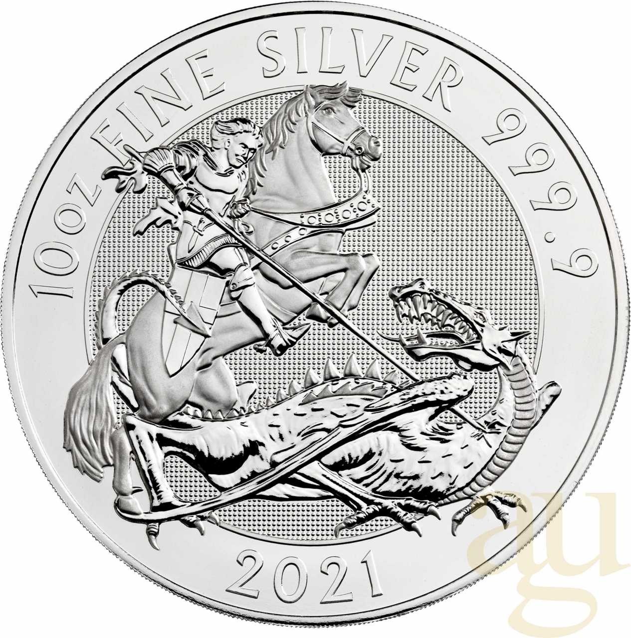 10 Unzen Silbermünze Großbritannien Valiant 2021