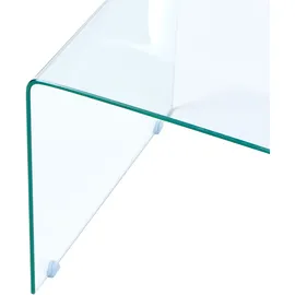 Beliani Kendall Transparent Glas 100 x 40 x 50 cm
