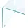 Beliani Kendall Transparent Glas 100 x 40 x 50 cm