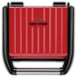 George Foreman Steel Family Fitnesgrill Rot 25040-56