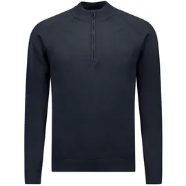 No Excess Stehkragenpullover Blau S