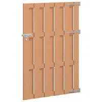 vidaXL Gartentor 100 x 150 cm WPC und Aluminium Braun