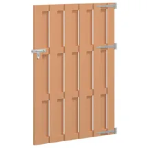 vidaXL Gartentor 100 x 150 cm WPC und Aluminium Braun