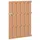 vidaXL Gartentor 100 x 150 cm WPC und Aluminium Braun
