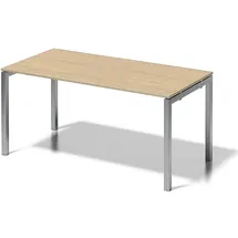 BISLEY Schreibtisch Cito Ahorn / Silber