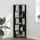 vidaXL Eckregal 50 x 50 x 179 cm Schwarz Eiche