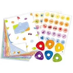 Hape Kreativset mit Wachsmalern und Aufklebern
