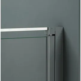 mai & mai Rav36-Plus Eckdusche mit Pendeltür rechts 80 x 100 cm transparent ESG-Sicherheitsglas