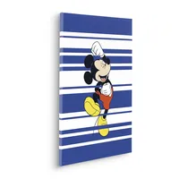 KOMAR Canvasbild Disney, Mickey Rockstar - 60 cm - Bild Auf Keilrahmen - Für Kinderzimmer,