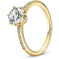 Pandora 168289C01 Ring für Damen Funkelnde Krone Goldfarben, 50/15,9