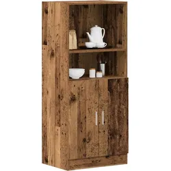 Küchenschrank Altholz-Optik 57x41,5x131,5 cm Holzwerkstoff