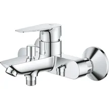 Grohe Grohe, Badarmatur, StartEdge Wannenarmatur, mit Metallhebel, Temperaturbegrenzer, energiesparend, chrom