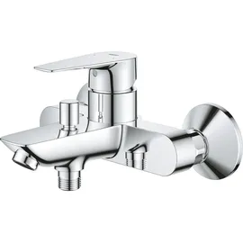 Grohe Grohe, Badarmatur, StartEdge Wannenarmatur, mit Metallhebel, Temperaturbegrenzer, energiesparend, chrom