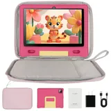 BUFO 10 Zoll Dual-Kamera 8+5MP Wi-FI 6/BT 5.3 Elternkontrolle Kinder Tablet (128 GB) rosa