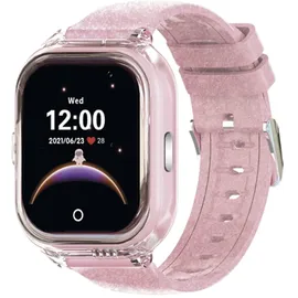 SaveFamily Enjoy 4G Kinder-Smartwatch BT 1,4 Zoll Kunststoffgehäuse pink Sportarmband pink M