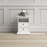Home Affaire Nachtschrank Paris 43,6 x 40 x 58,8 cm Weiß