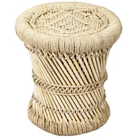 Marrakesch Orient & Mediterran Interior Hocker Benita 30 x 30 x 30 cm Beige