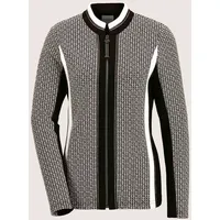 Madeleine Eleganter Jerseyblazer mit Reißverschluss in wollweiß | Gr.: 36