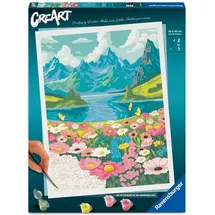 Ravensburger Malen nach Zahlen 1 St. Blumenmeer am Bergsee
