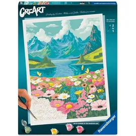 Ravensburger Malen nach Zahlen 1 St. Blumenmeer am Bergsee