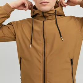 JACK & JONES Herren JJEBASIC Softshell Hood NOOS Kurzjacke, Otter,XXL