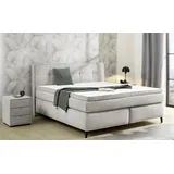 Jockenhöfer Boxspringbett Capello Mix 180 x 200 cm Stoff Grau