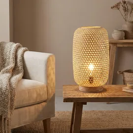GLOBO Bambus Rattan 1x 6 Watt 810 Lumen braun