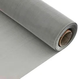 vidaXL Mesh Bildschirm 100 x 500 cm Edelstahl Silber