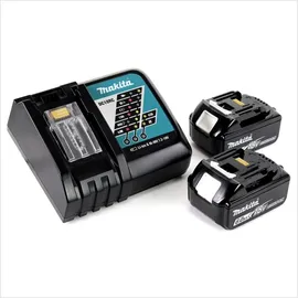 Makita Power Source Kit 18 V Li-Ion 2 x 6,0 Ah + DC18RC Ladegerät 199480-6