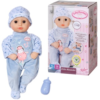 Alexander in blauem Stampler 36 cm