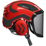 Forsthelm "INTEGRAL ARBORIST" G16 - rot/grau