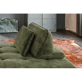 KAWOLA Schlafsofa Wiolo Velvet moosgrün