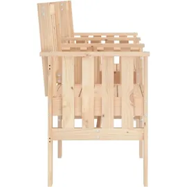 vidaXL Gartenbank 55 x 33 x 89 cm Natur