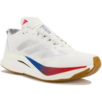 Adidas Adizero Boston 12 Core White / Matte Silver / Pure Ruby 40 2/3