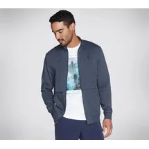 SKECHERS The Hoodless Hoodie Sweatjacke Herren Blau M