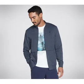 SKECHERS The Hoodless Hoodie Sweatjacke Herren Blau M