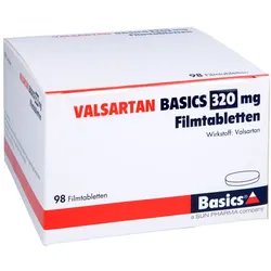 Valsartan Basics 320 mg Filmtabletten 98 St