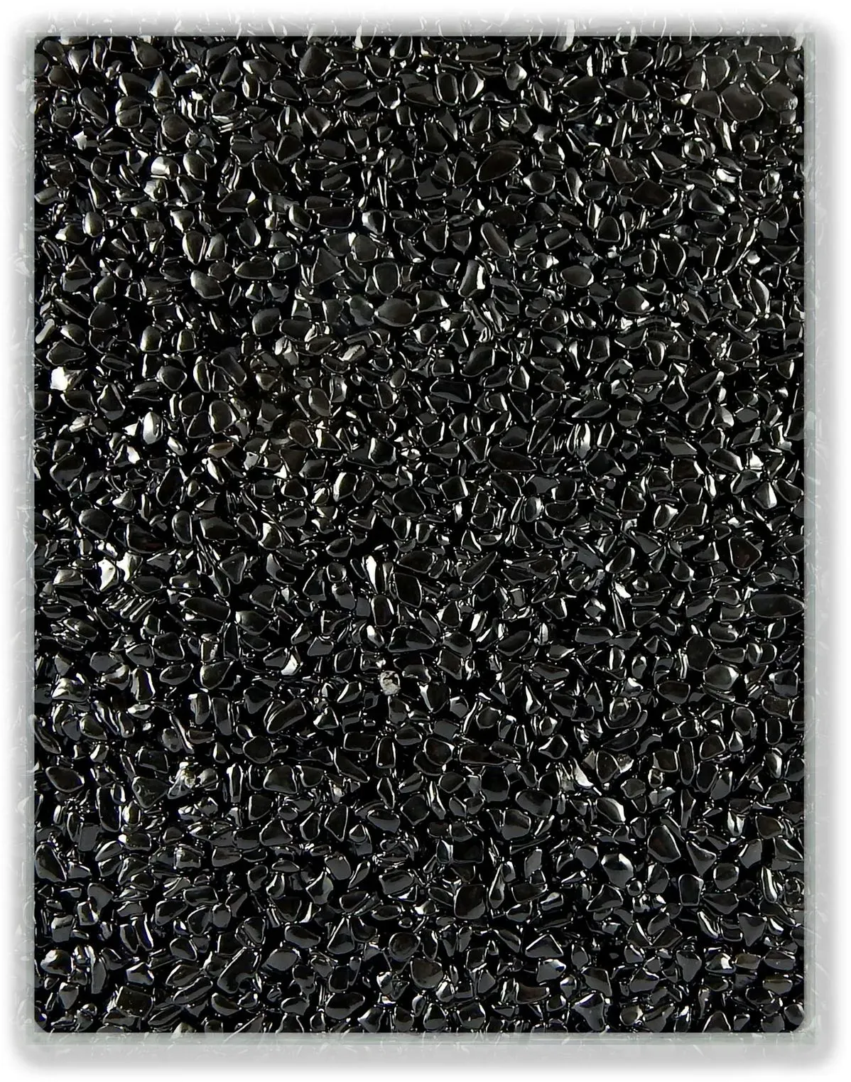 Terralith Farbmuster Marmorsteinteppich -nero-, Körnung: fein (2-4 mm)