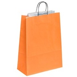 VP 50 VP Papier-Tragetaschen Toptwist orange 32,0 x 42,0 cm